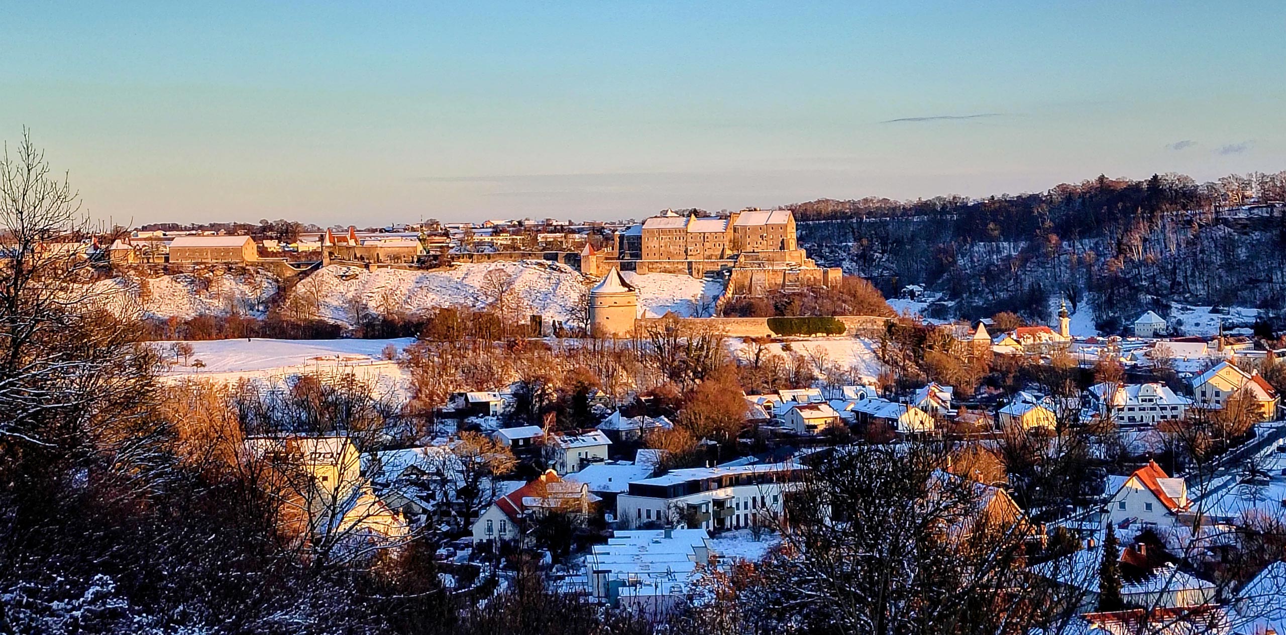 Burghausen Altstadt Winter